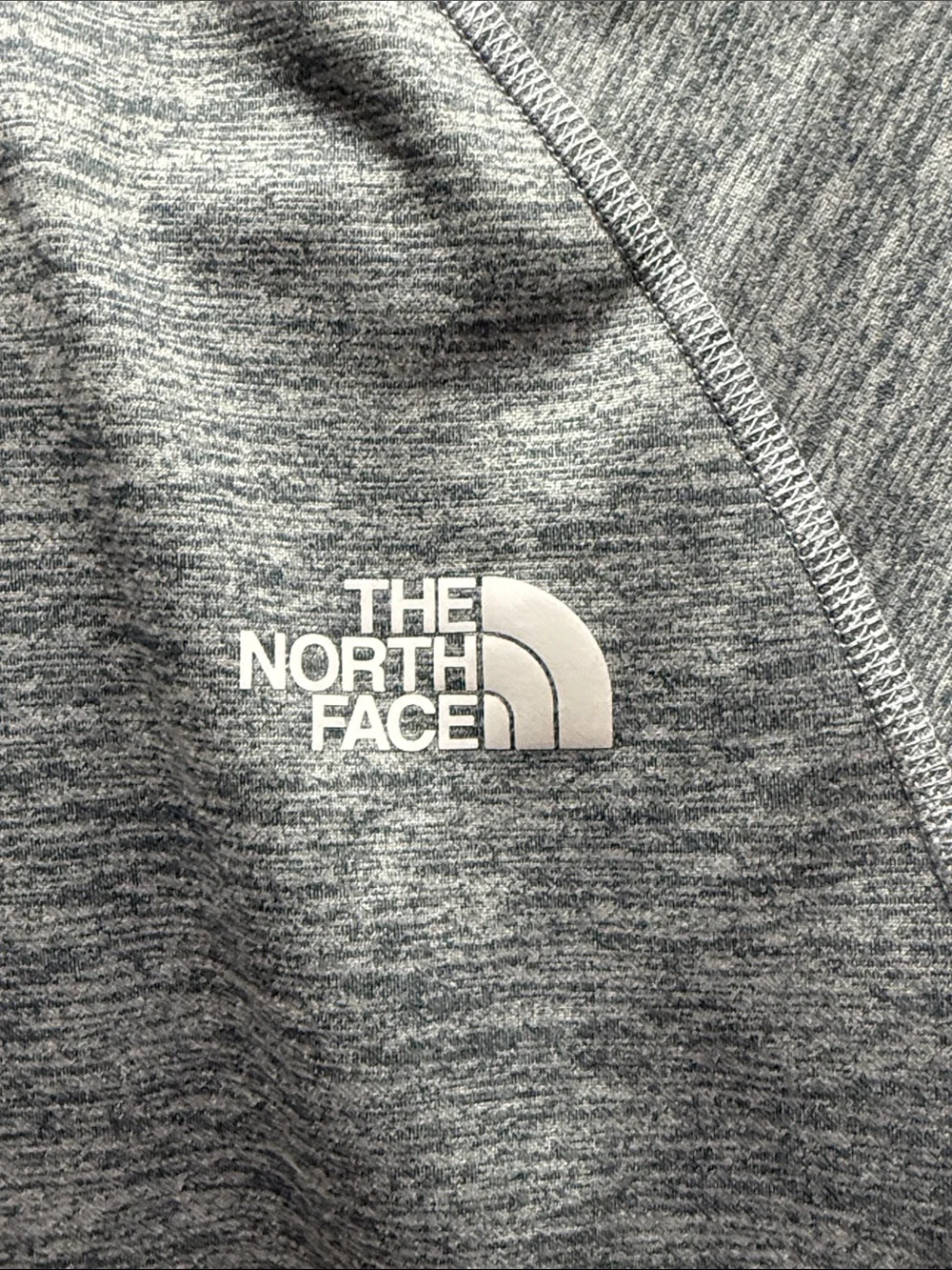 The North Face Men’s Heather Gray Lightweight Full-Zip Jacket